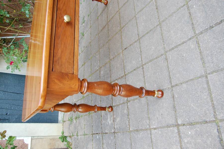 19th-century Louis Philippe walnut desk.