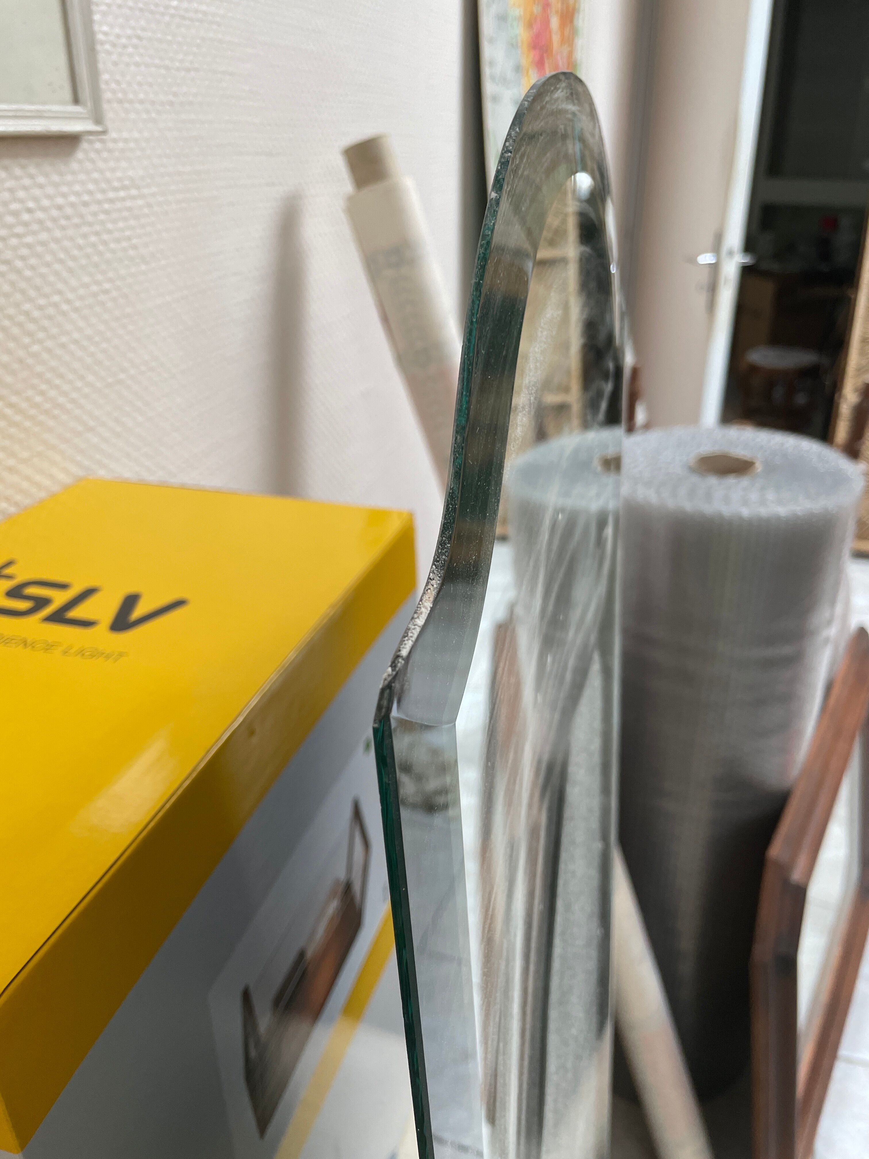 Beveled mirror 136x37cm