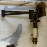 Paire d’appliques murales articulées- Georges W Hansen Metalart- 1950-