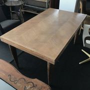 Table Extensible Art Déco en Chêne, France, 1980s