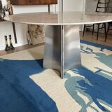 Table à Manger Ronde Luigi Saccardo pour Maison Jansen, années 70