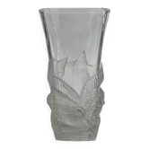 Vintage cut glass vase