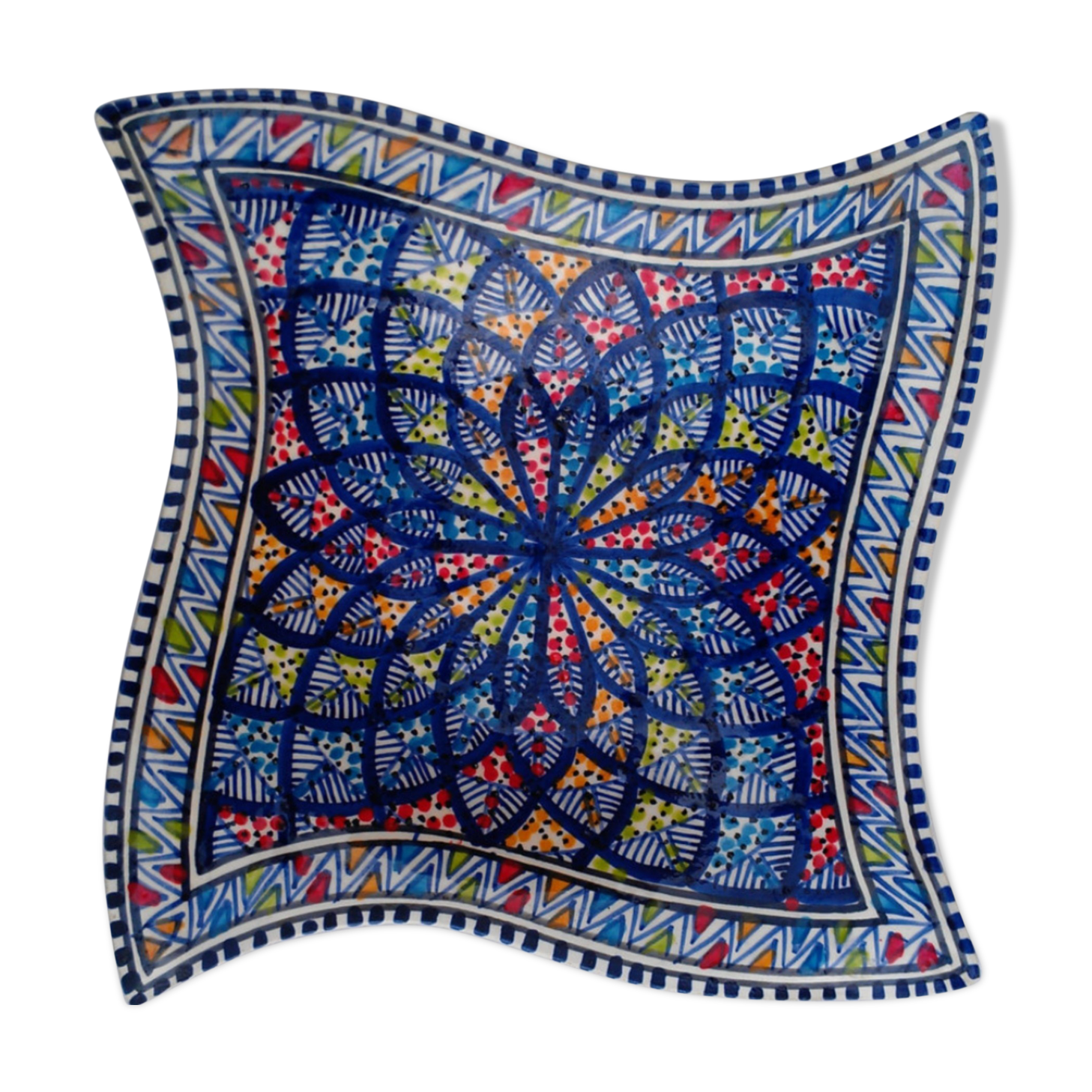 Handmade ceramic dish