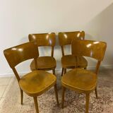 Set of 4 Baumann bistro chairs