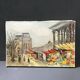 Tableau 1959 "The Flower Market of La Madeleine"