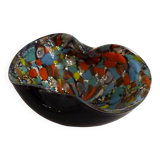 Cendrier Confettis en verre de Murano soufflé