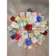 Contemporary Multicolor “Square Bark” Murano Glass Chandelier