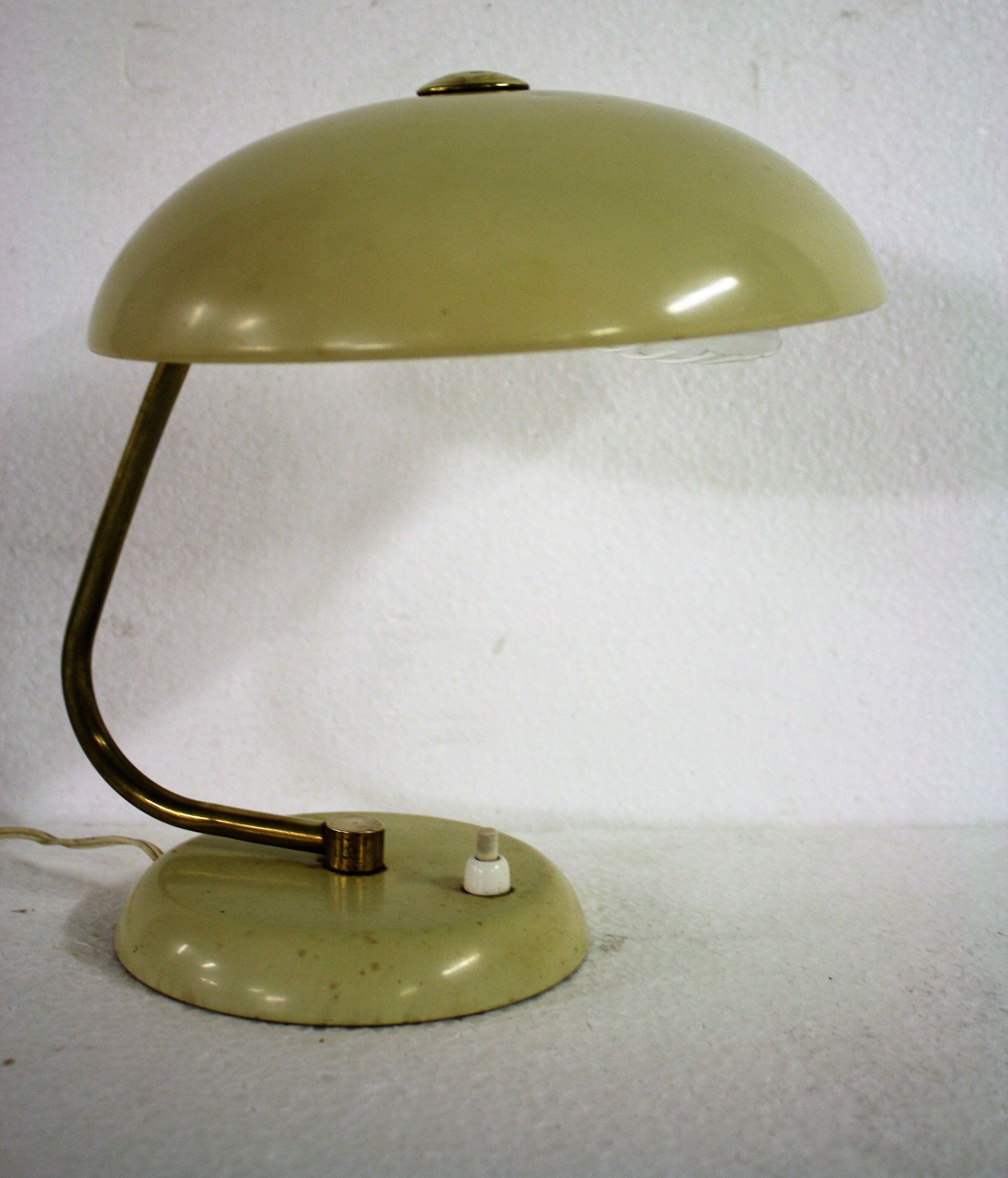 Vintage bauhaus desk lamp, 1950 s