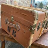 Vintage travel trunk 1900s