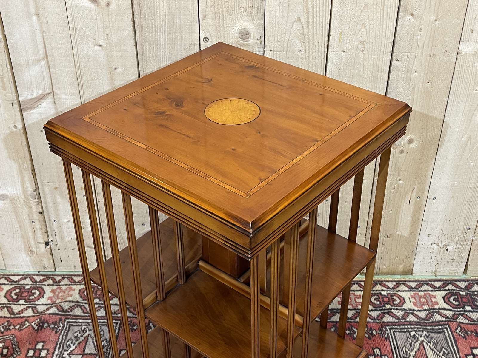 English yew swivel library from the 1950s