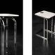 Vintage Mid-Century Italian Modern White Coffee Tables Carlotta