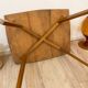 Solid wood coffee table, splayed legs - 1960s