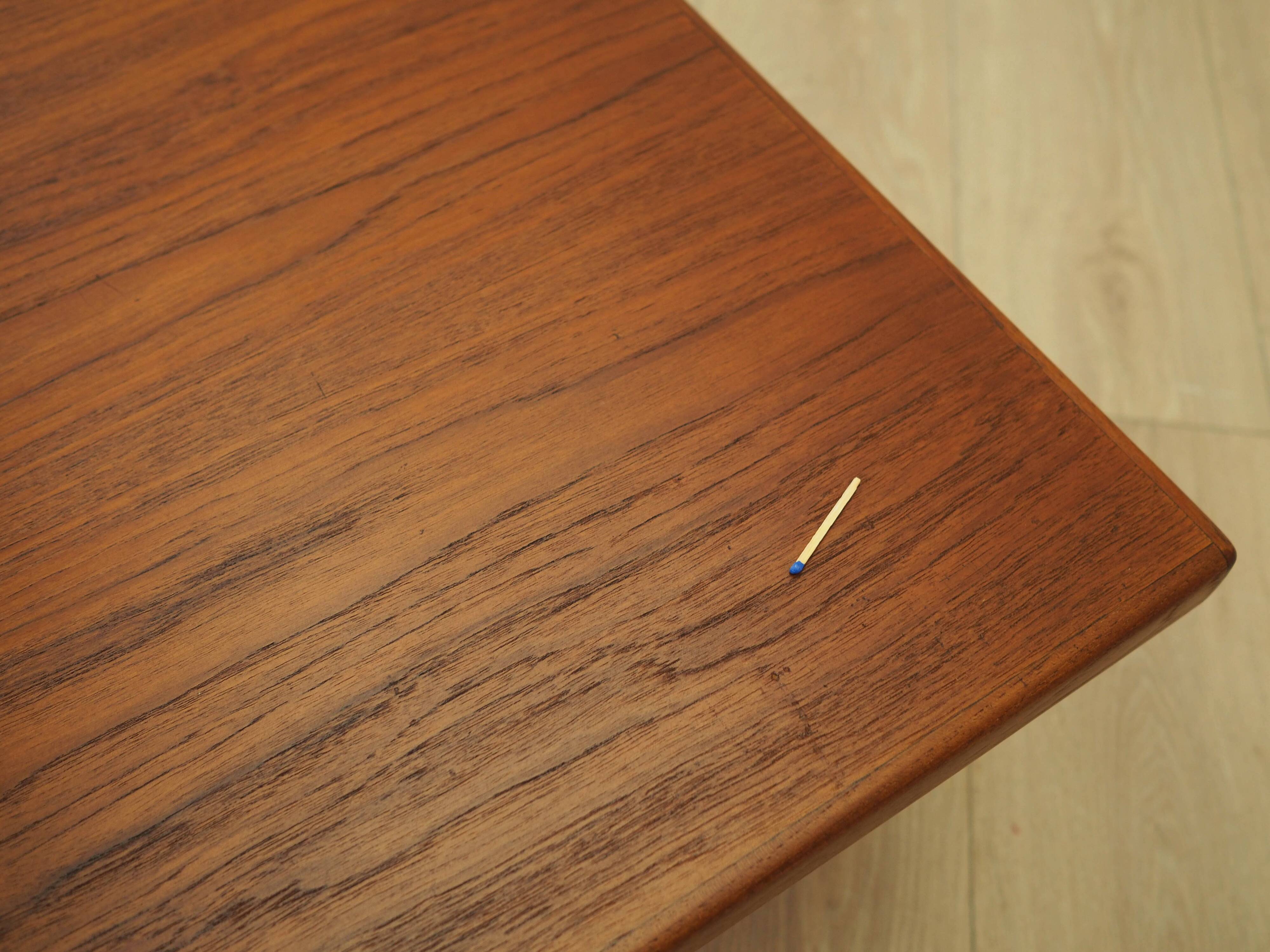 Danish teak coffee table, 1960s