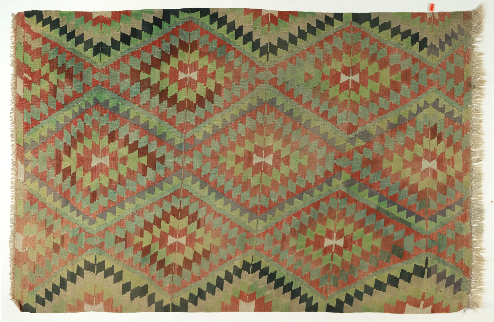 Anatolian handmade kilim rug 248 cm x 154 cm