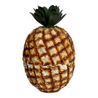 Vintage 1970s Michel Dartois Pineapple Shaped Ice Bucket