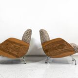 Model "360" Armchairs By Janusz Różański, Poland, 1950s, Set Of 2