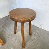Oak tripod stool