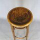 Fischel Stool No. 34 T from 1925, wooden seat - Bistro - not Thonet