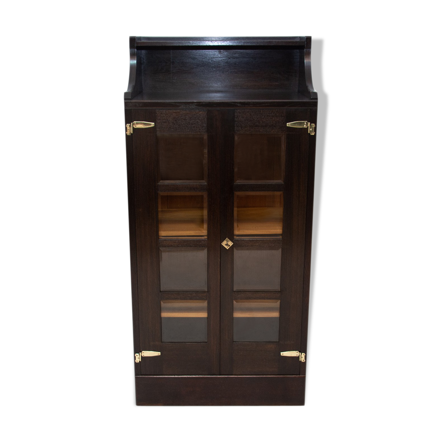 Antique viennese oak bookcase