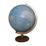 Globe lumineux Sudime socle en bois