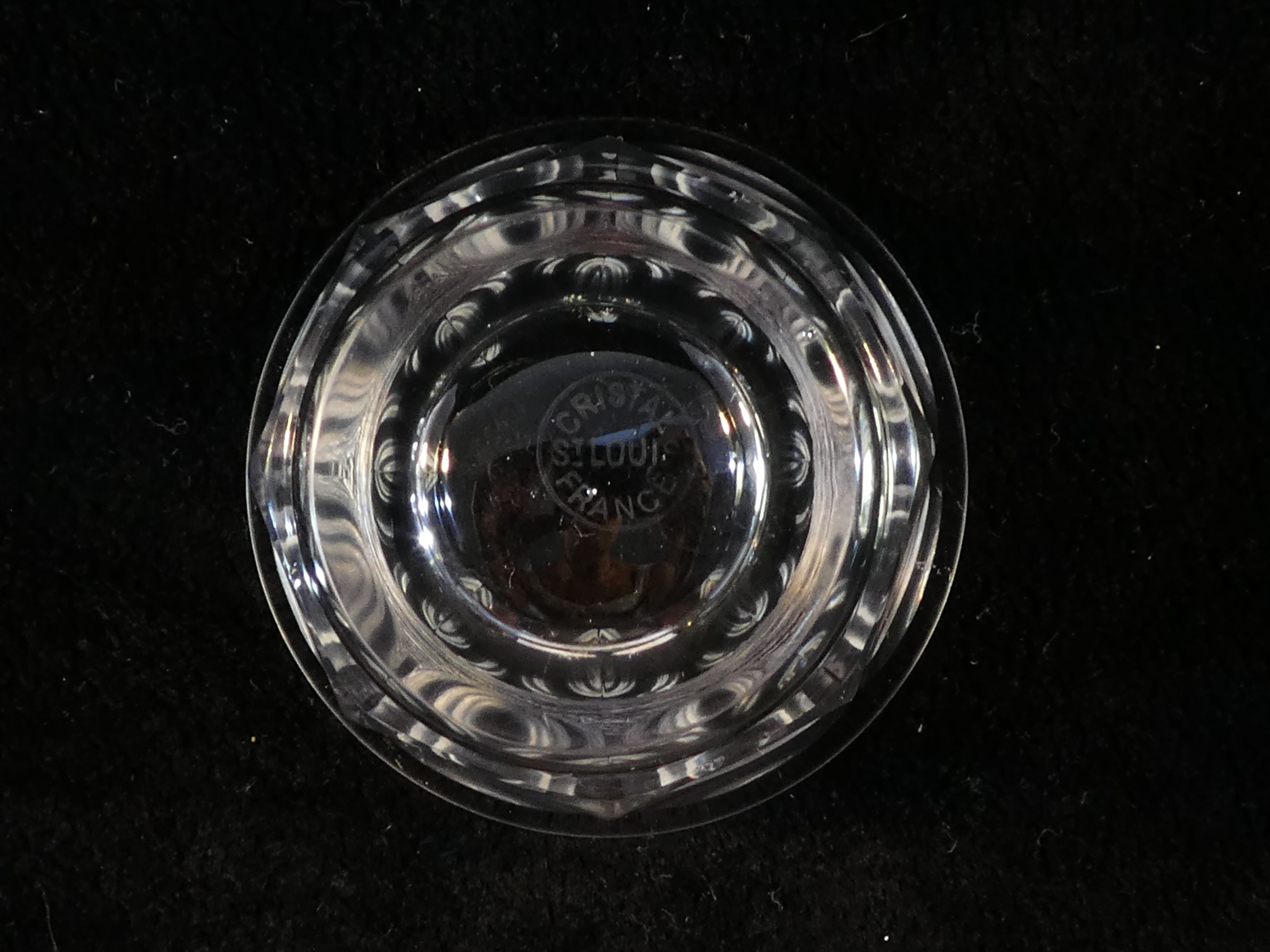 6 glasses in saint-louis crystal shape 766 size 5654