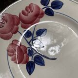 Dessert plates with rose decoration HBCM