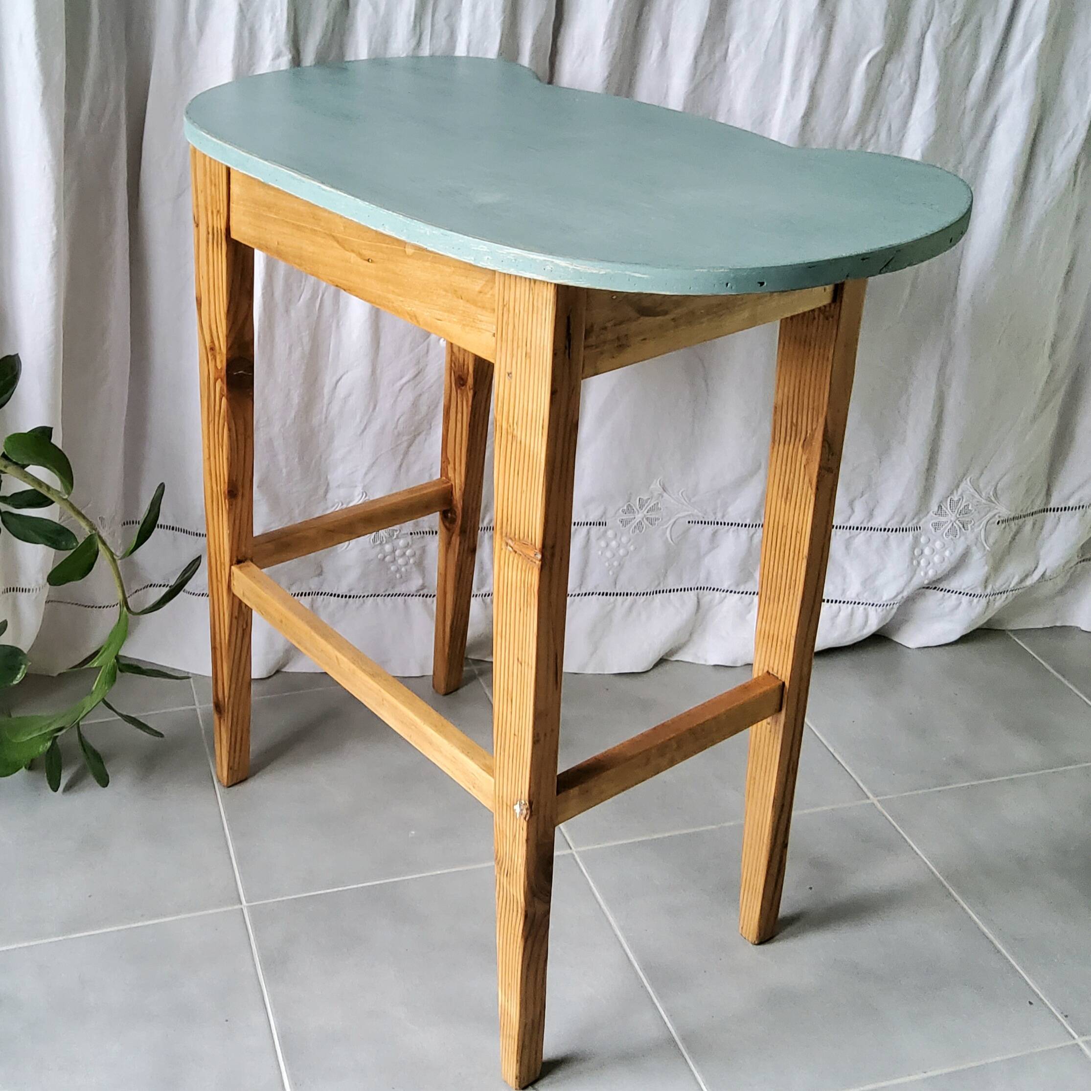 Table, patinated desk