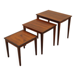 ensemble de trois tables