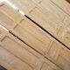Lot de 5 anciennes boiseries en pin ou portes de séparation