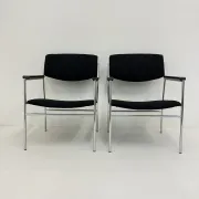 Gijs van der Sluis minimalist lounge chair, 1970s