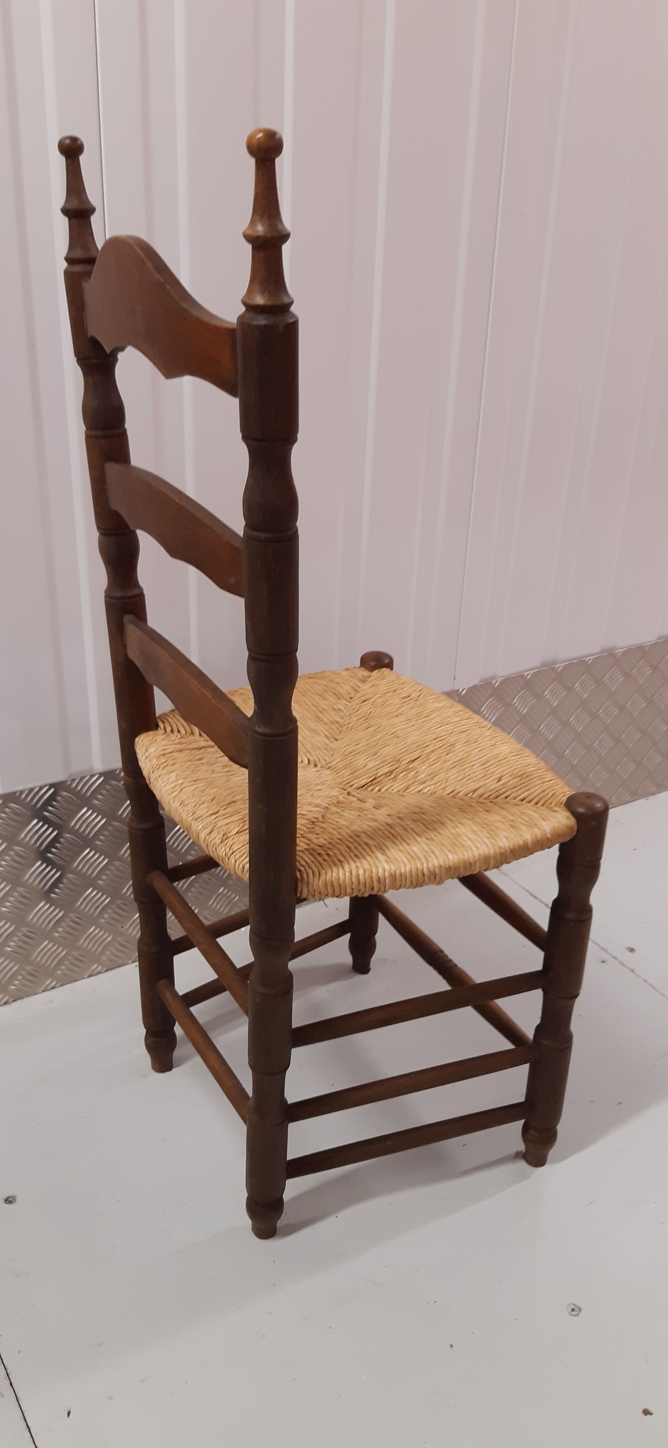 Rustic straw chairs spanish 60s