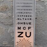 Monoyer visual acuity scale