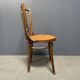 Set of 4 French Cafe Chairs with Graceful Seats