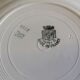 Set of 6 dinner plates of Saint Amand amandinoise Holy