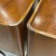 Pair of bedside tables with drawer and niche in Louis XV style.