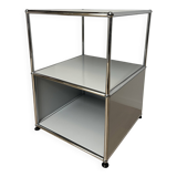 USM Haller shelf in light grey