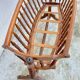 Antique wooden cradle