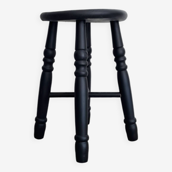 Black tripod stool