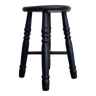 Tabouret tripode noir