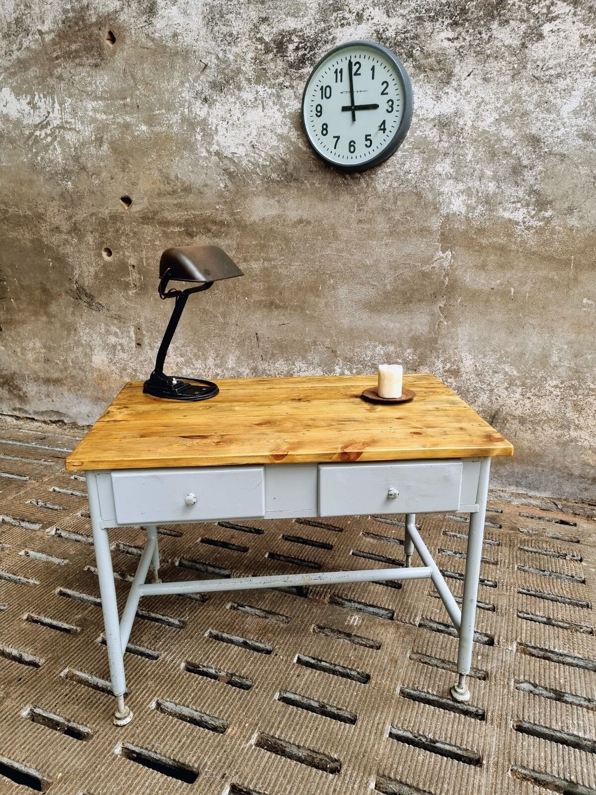 Industrial side table