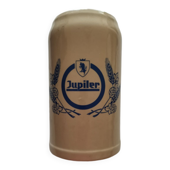 Stoneware beer mug capacity 1 liter