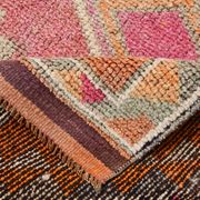 3x13 Soft Orange Wool Runner Rug, Traditional Nomadic Weave, 83x392Cm