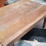 Old estaminet farm table