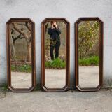 Triptych of Italian octagonal mirrors