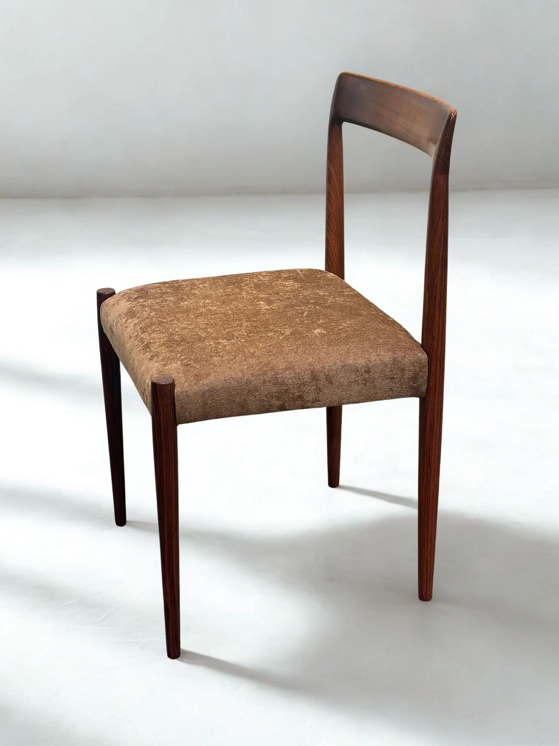 Set of 8 Lübke Rosewood Dining Chairs, Germany, 1960s