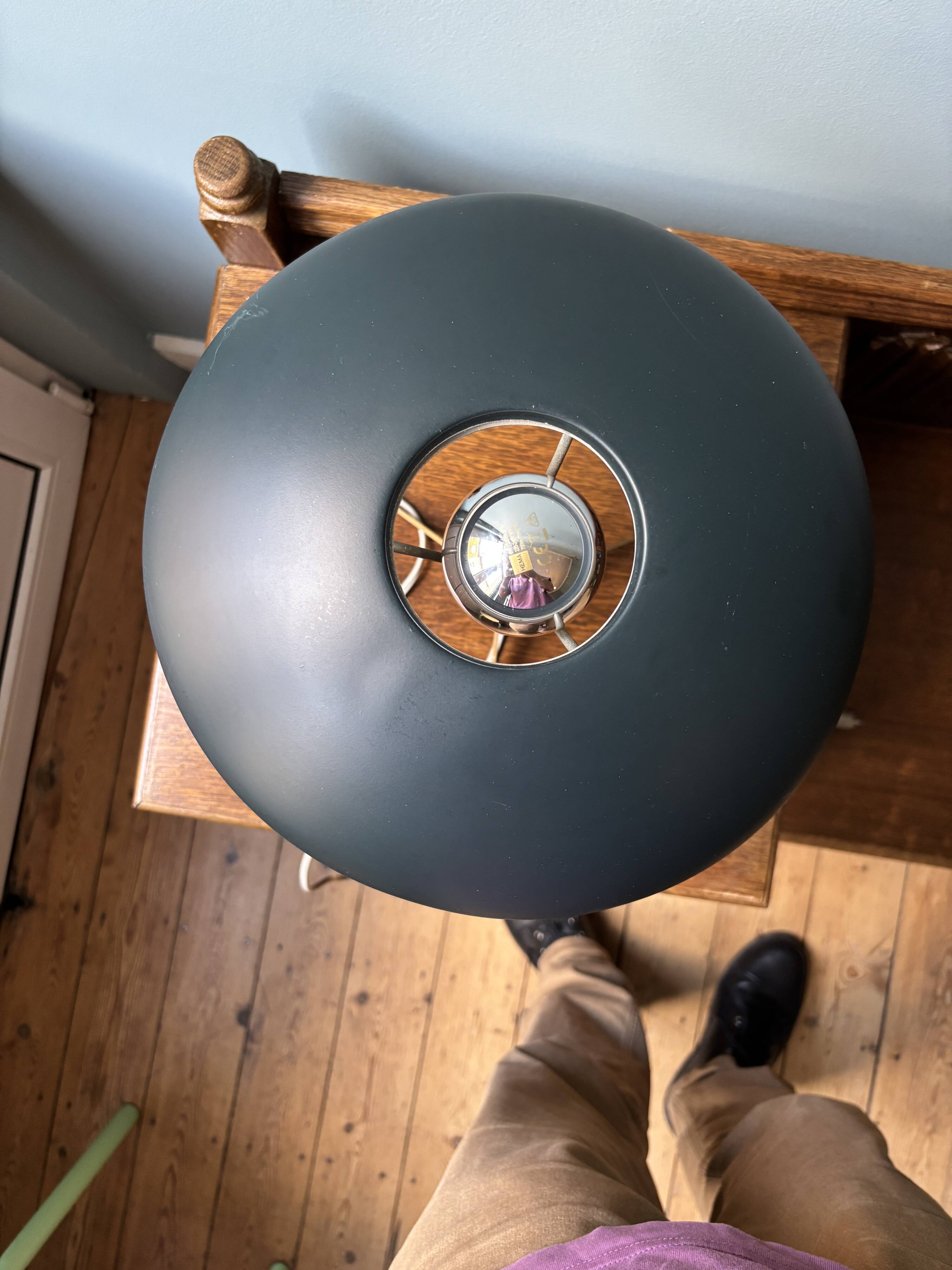 Lampe trépied Bijou de Kalff pour Philips, style vintage Space Age, inspirée des années 50.