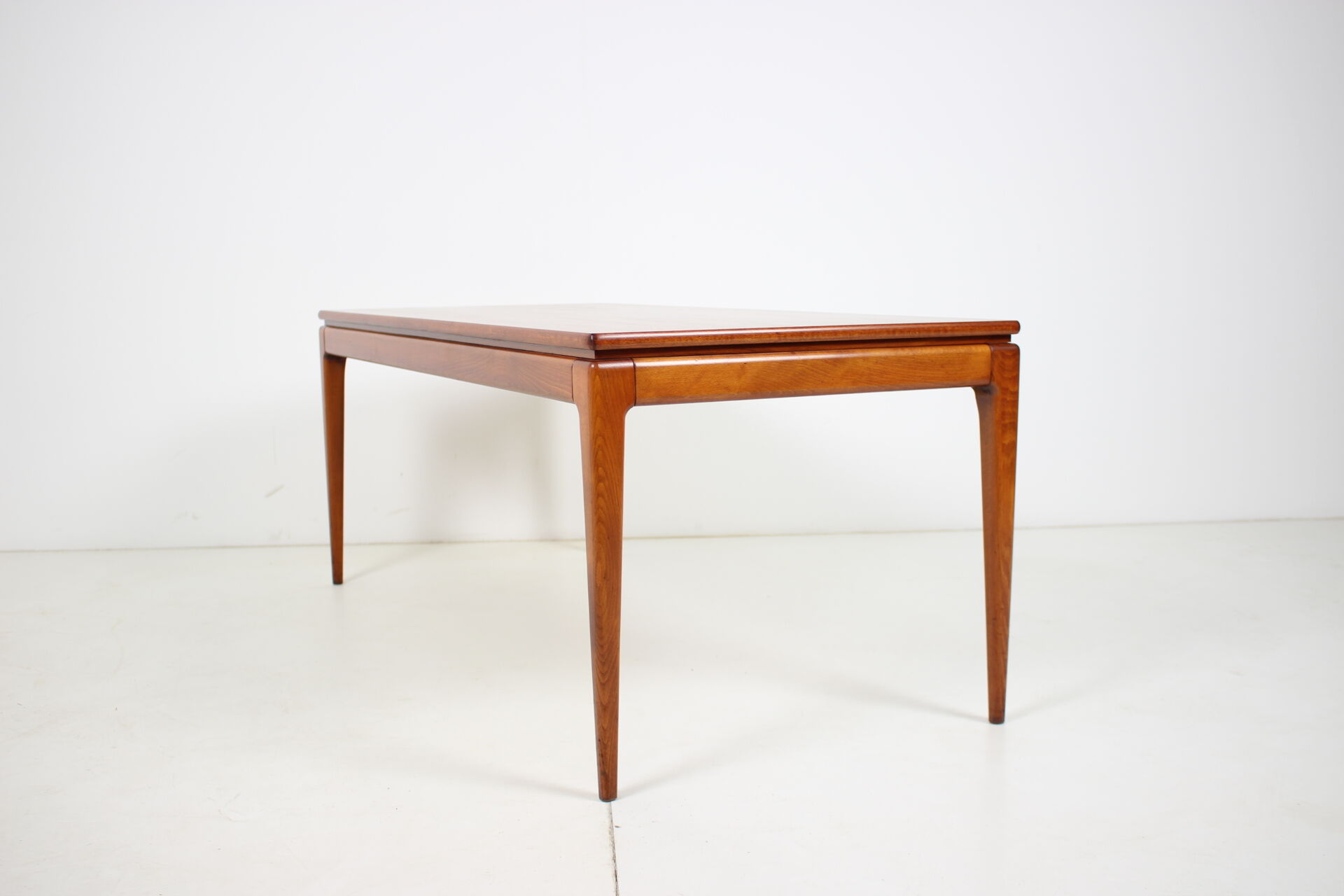 Table de conférence restaurée du milieu du siècle, années 1960