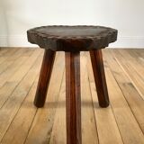 Cowherd stool tripod brutalist style 40s-50s