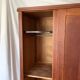 Scandinavian wooden wardrobe