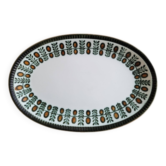 La Redoute x Selency oval dish Boch Walnut